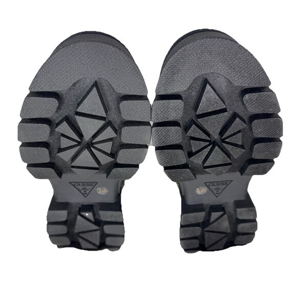 GUESS Women's Hestia Brown Logo Ankle Boot Platform Shoes - Size 8.5 M - Picture 13 of 15